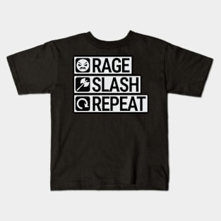 Rage Slash Repeat Kids T-Shirt